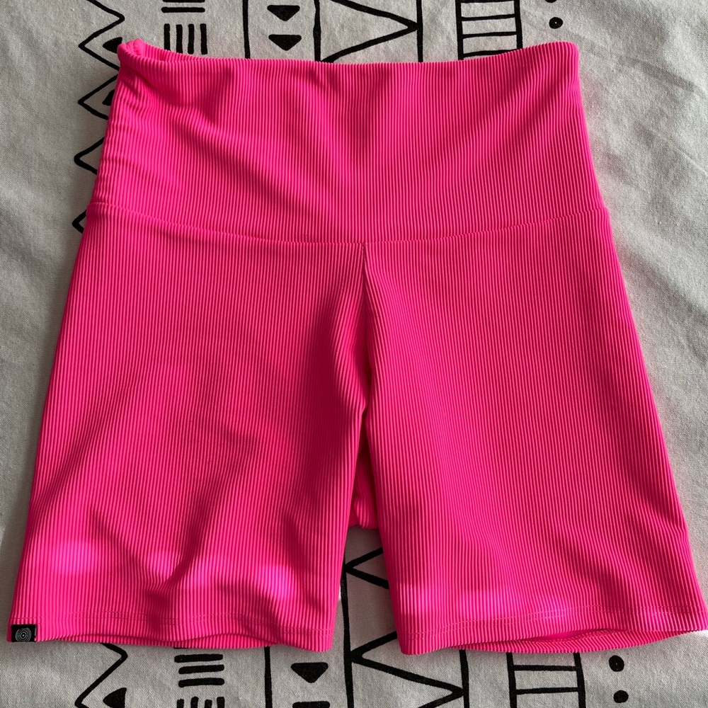 Pink CycleBar shorts